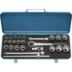 Jogo Chave Soquete Sext 10 A 32mm Enc 1/2 C/ 25 Pc [ 015503 ] Gedore