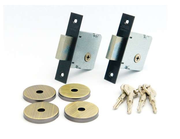 Kit Seguranca Tetra Roseta Redonda Pivotante Inox Stam
