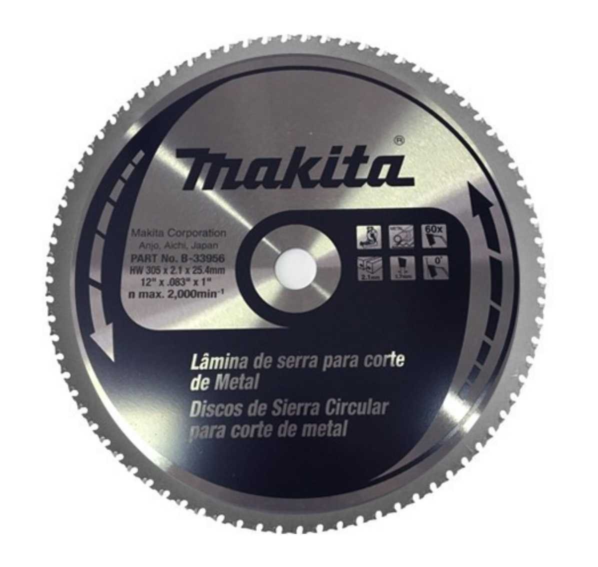 Serra Videa 305 X 60 D 25,4mm [ B33956 ] Makita