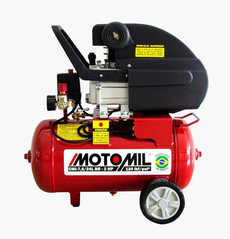 Compresor Hobby 7.6/24 120lbf Cmi Mono 220v [ 00037810.2 ] Motomil