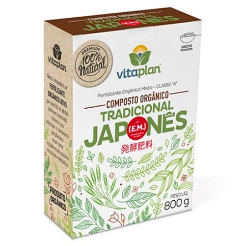Fertilizante Composto Organico Japones 800g [ 8000127 ] Vitaplan