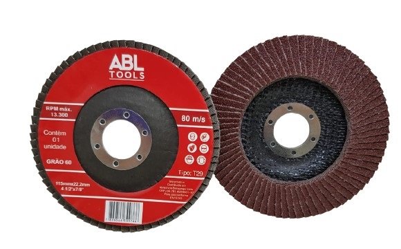 Disco Flap 4.1/2 115 X 22.2 G- 60 Curvo Inox/metal [ 1747 ] Abl Tools