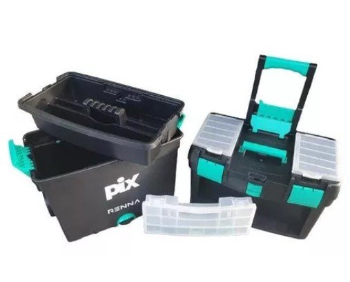 Caixa Plastica Carrinho Ferram. 26x29x62 [ 3.650.6235 ] Renna
