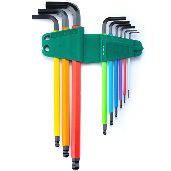 Jogo Chave Allen Hexagonal Longa 9pc Hex/ab [ St09101chsj ] Sata