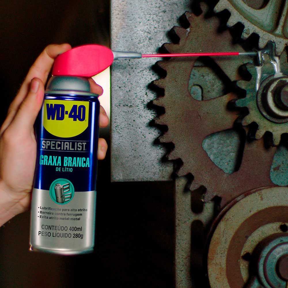 Graxa Branca Litio Spray 400ml [ 497681 ] Wd40