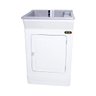 01 tanque fibra 40l c gabinete fibra branco 7907 fiberblu