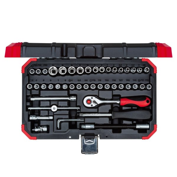 レッドヘッド Jogo Soquete Sextavado 4 A 14mm Enc 1/4 C/ 46 Pc [ 3300052