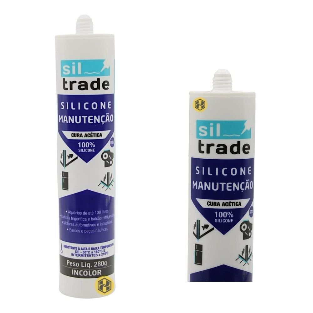 MAU☆MAU  silicoco 3点 Silicone Acetico Manutencao Incolor 280g [ 1560080 ] Sil Trade